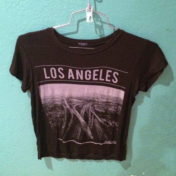 ⭐️SOLD⭐️ Brandy Melville Los Angeles crop top