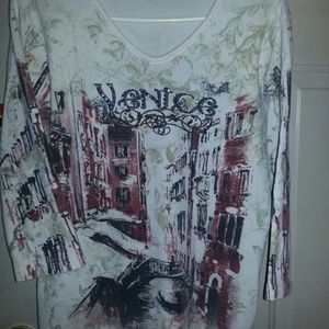 XL Cactus Bay 3/4 sleeve