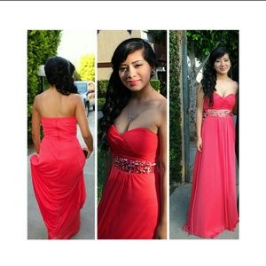 Coral Prom Dress