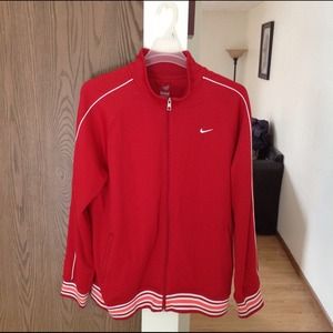 Men's Red Nike track jacket size XL