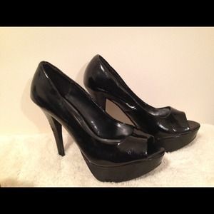 Patent Leather Black Heels