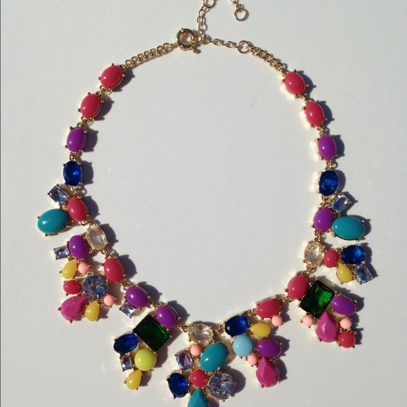 Color Mix Statement Necklace