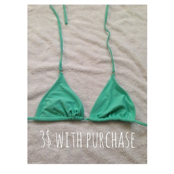 Deep Mint Bikini Top