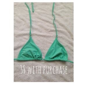 Deep Mint Bikini Top