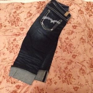 Bundle***capris and grey shirt***