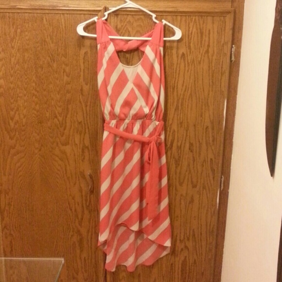 Hi-Lo Orange Dress from Express