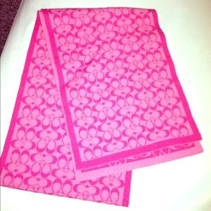 Coach scarf and gloves