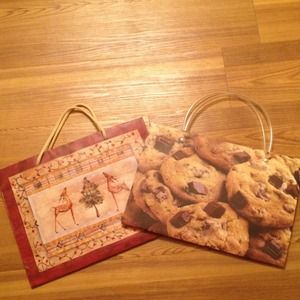 Chocolate Cookie & Duo Deer Gift Bags