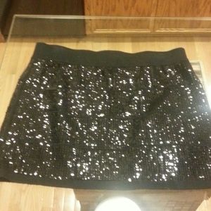 Sequin Mini Skirt