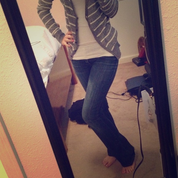 Striped cardigan
