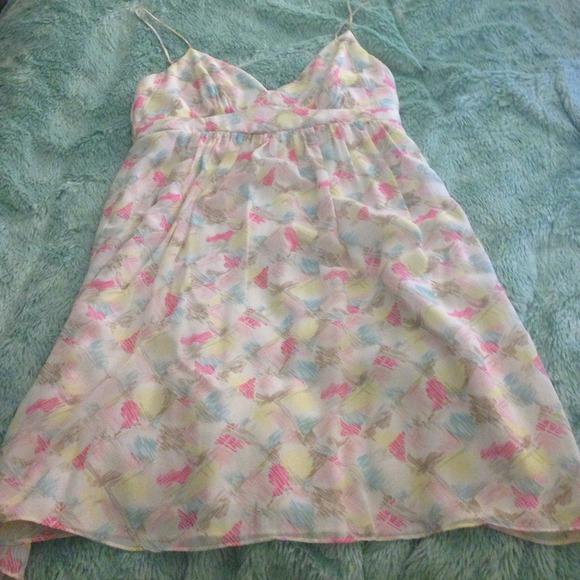 BCBGMAXAZRIA size Small dress pastel colors - Picture 1 of 1