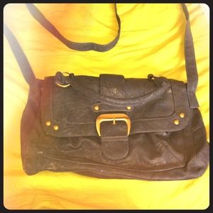 Blue "leather" purse