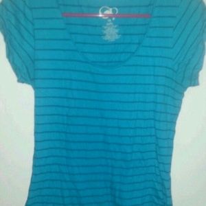 Op Blue Striped Shirt