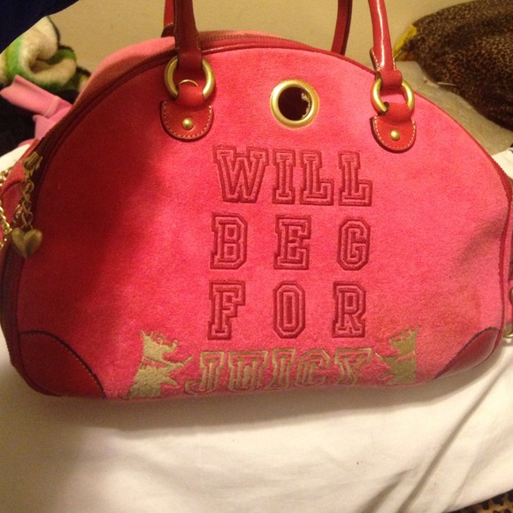 Juicy couture dog bag