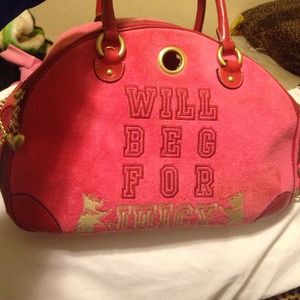 Juicy couture dog bag
