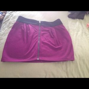 Purple skirt