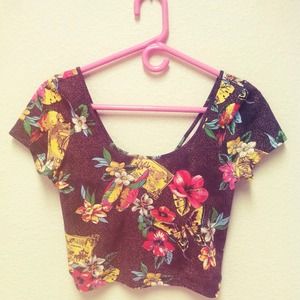 Floral Crop Top