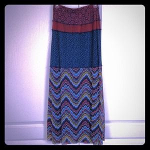 Anthropologie Maxi Skirt by Weston Wear