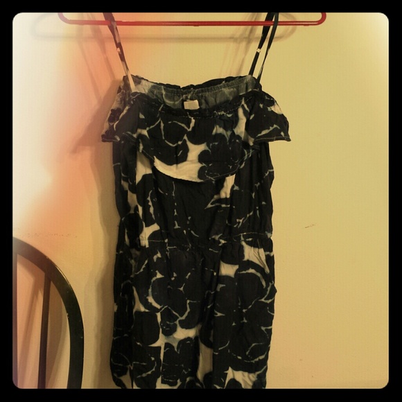 J crew navy tie die dress