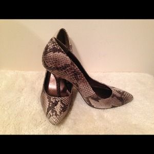 Nine West Snake Print 4inch Heels