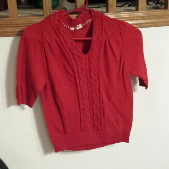 Anthropologie red sweater - Picture 1 of 2