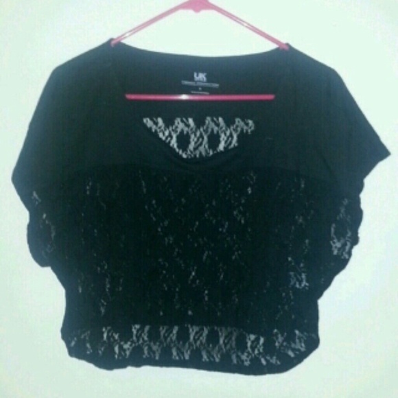 Half Lace See Through Shirt