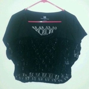 Half Lace See Through Shirt