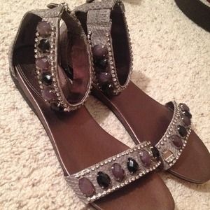 Sold!Vince Camuto Jeweled Sandals