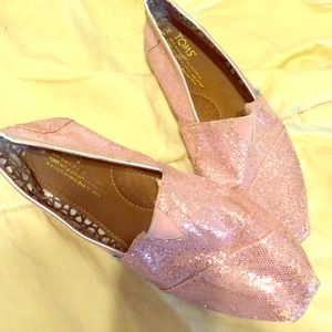 Sparkly Pink TOMS ****SOLD****