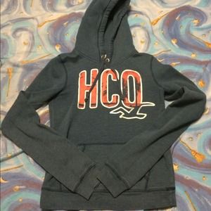 ❤️❤️❤️SOLD❤️❤️❤️ Blue Hollister hoodie