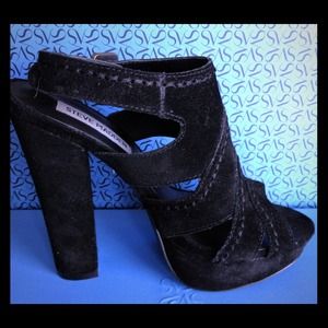 Suede Steve Madden Platforms.