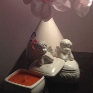 Angel Candle - Orange Angel Candle - Orange