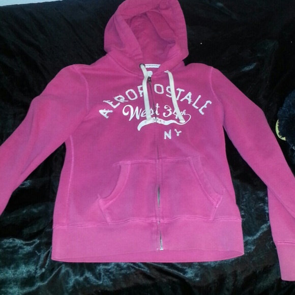 Pink Aeropostle Zip-Up Hoodie