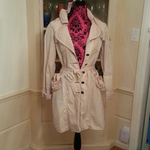 Cream HAZEL trench coat