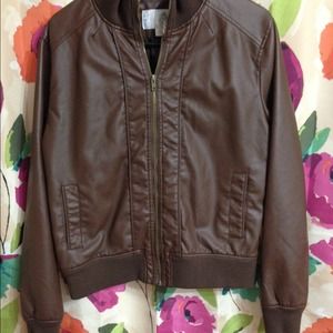 Brown "leather" jacket