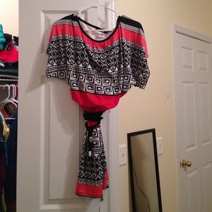 Aztec print dress. Worn once for Easter.