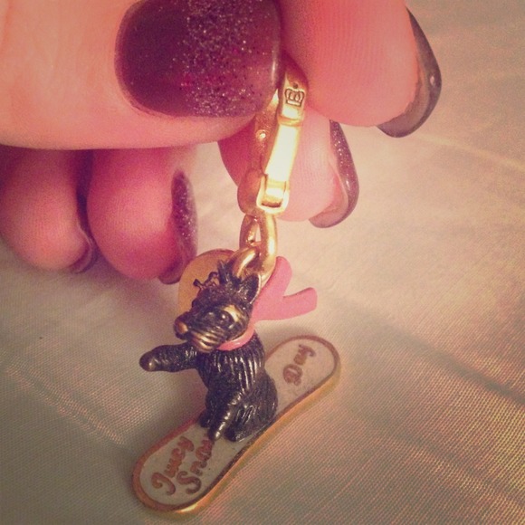 Juicy couture snowboarding dog charm (reserved)
