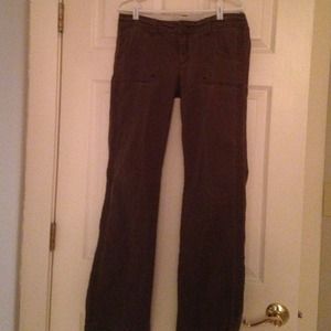 Hollister flare leg faded brown twill jean