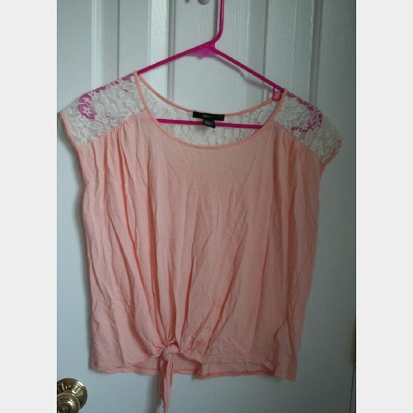 Pink crop top