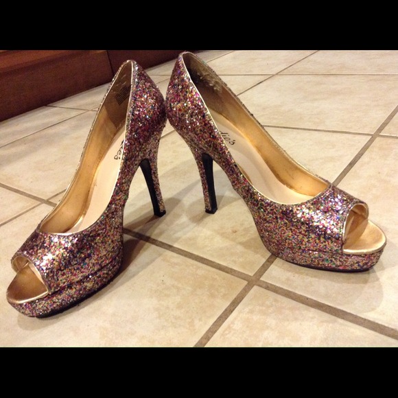 Candies sequin heels