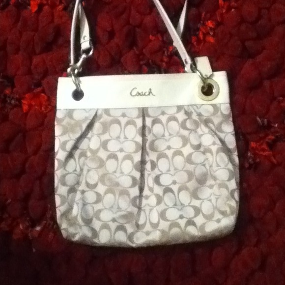 White coach purse