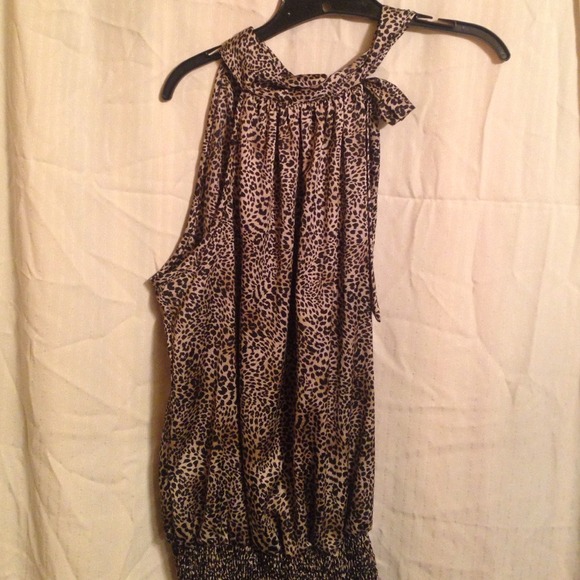 Cheetah print tank