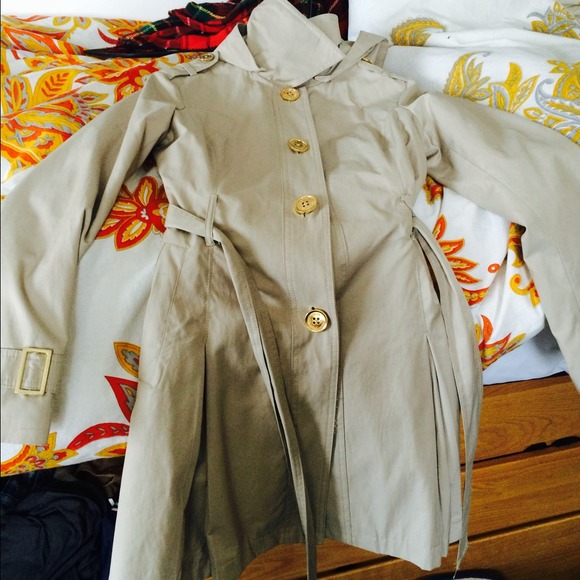 Michael Kors tan trench coat