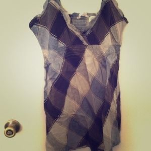 Cute plaid summer top