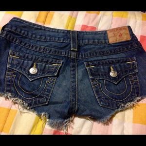 True religion shorts (Joey cut-off)