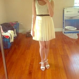 Korea style - lace and sheer dress.