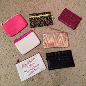 All seven IPSY Make-up bags