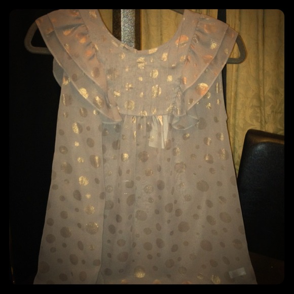 Forever XX1...Woven top...cap sleeve