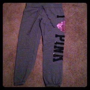 Victoria secret PINK sweats. Worn only twice!