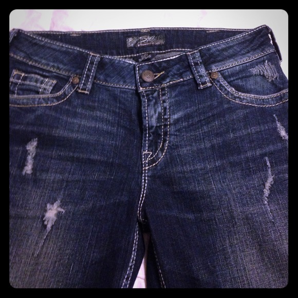 Silver, Suki Jeans. 31 x 32.